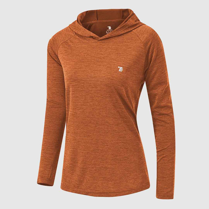 Women's UPF 50+ Quick Dry Long Sleeve Hoodie Shirts - TBMPOY