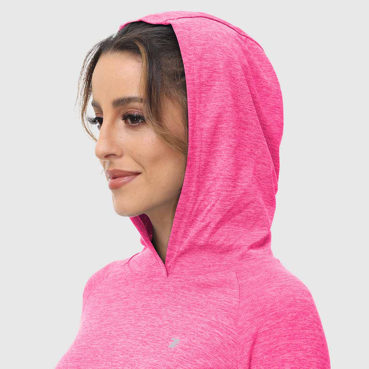 Women's UPF 50+ Quick Dry Long Sleeve Hoodie Shirts - TBMPOY