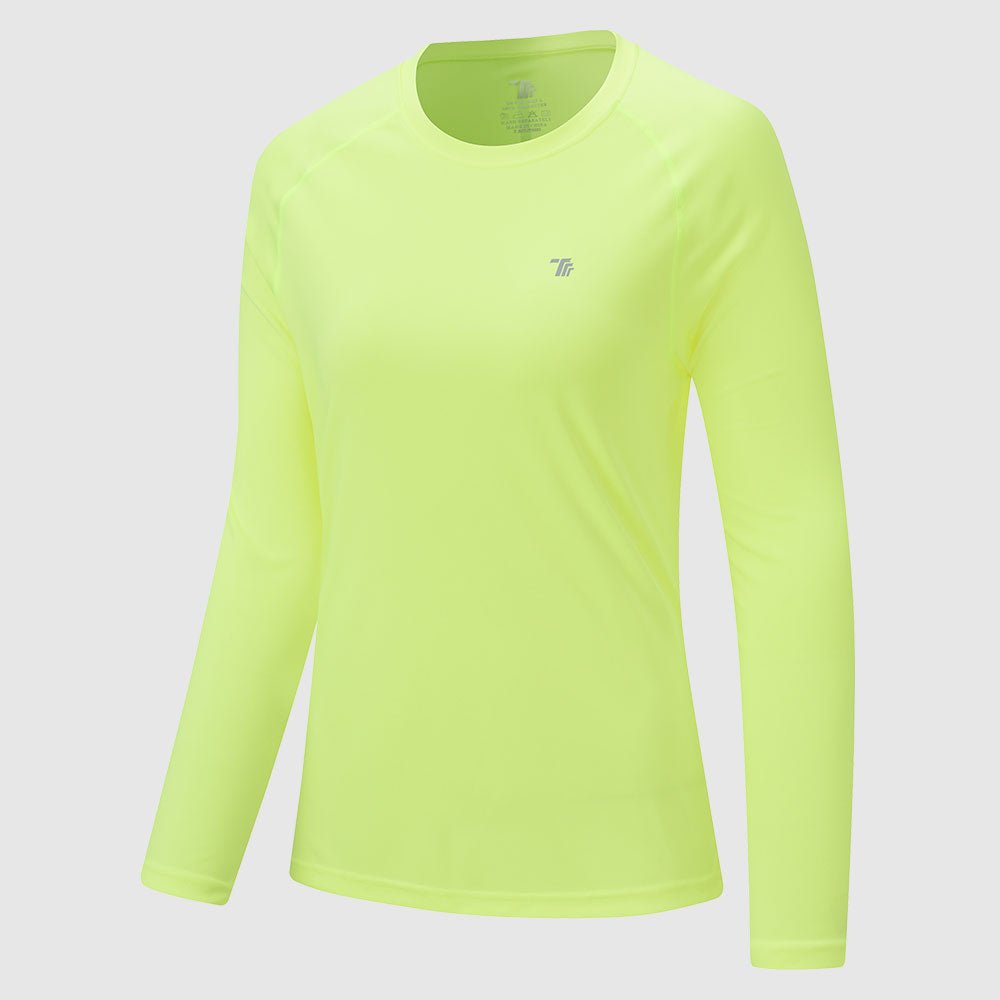 Women's UPF 50+ Round Neck Long Sleeve Pullover - TBMPOY