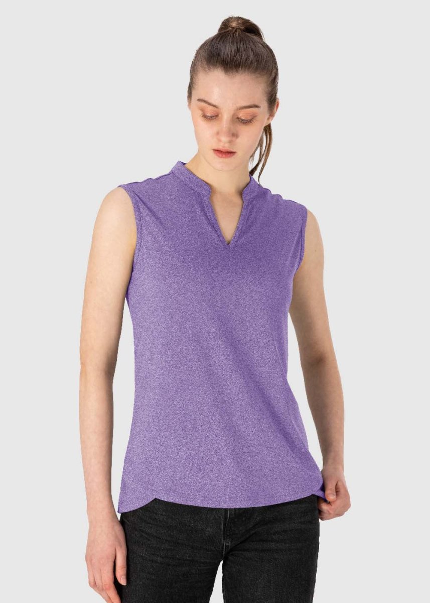 Women's UPF 50+ Sleeveless Athletic Tank Shirts - TBMPOY