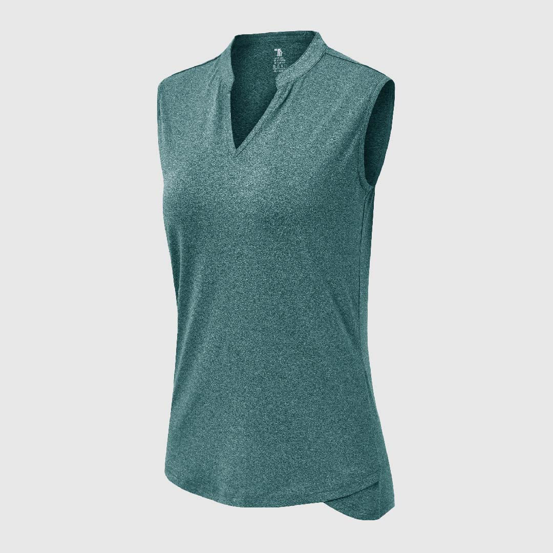 Women's UPF 50+ Sleeveless Athletic Tank Shirts - TBMPOY