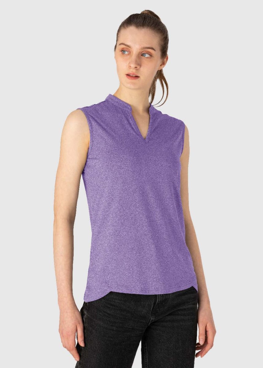 Women's UPF 50+ Sleeveless Athletic Tank Shirts - TBMPOY