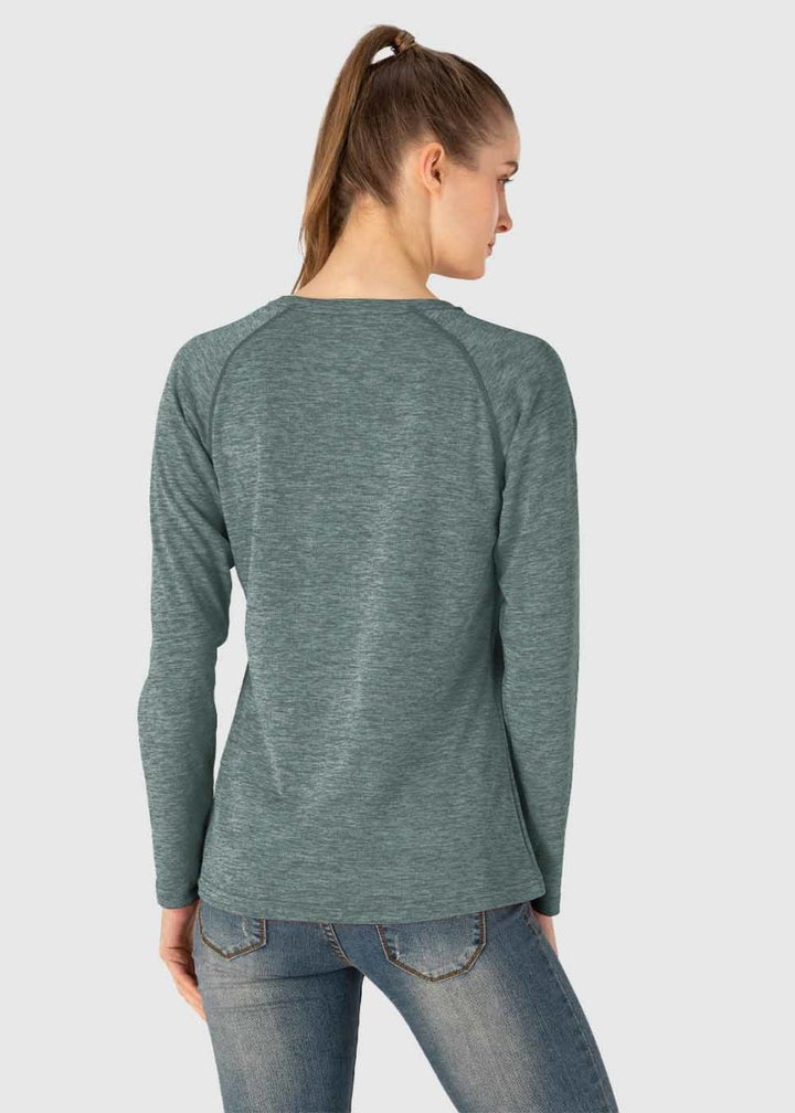 Women's UPF 50+ Sun Protection Long Sleeve Shirts - TBMPOY