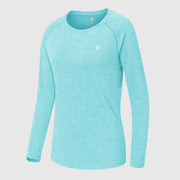 Women's UPF 50+ Sun Protection Long Sleeve Shirts - TBMPOY