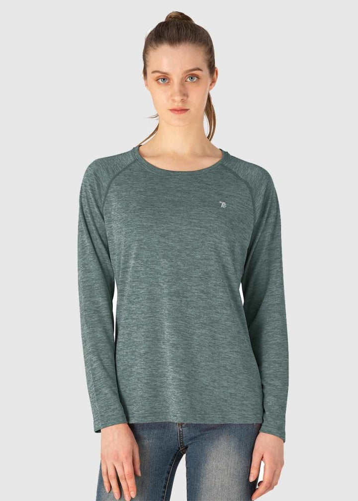 Women's UPF 50+ Sun Protection Long Sleeve Shirts - TBMPOY